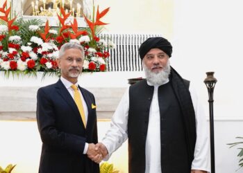 Taliban Commerce Minister Meets India’s Foreign Minister