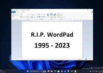 حذف برنامه‌ی Wordpad در نسخه‌ی جدید ویندوز