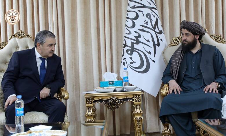 دیدار سرپرست وزارت دفاع طالبان با رئیس استخبارات و سرحدات اوزبیکستان