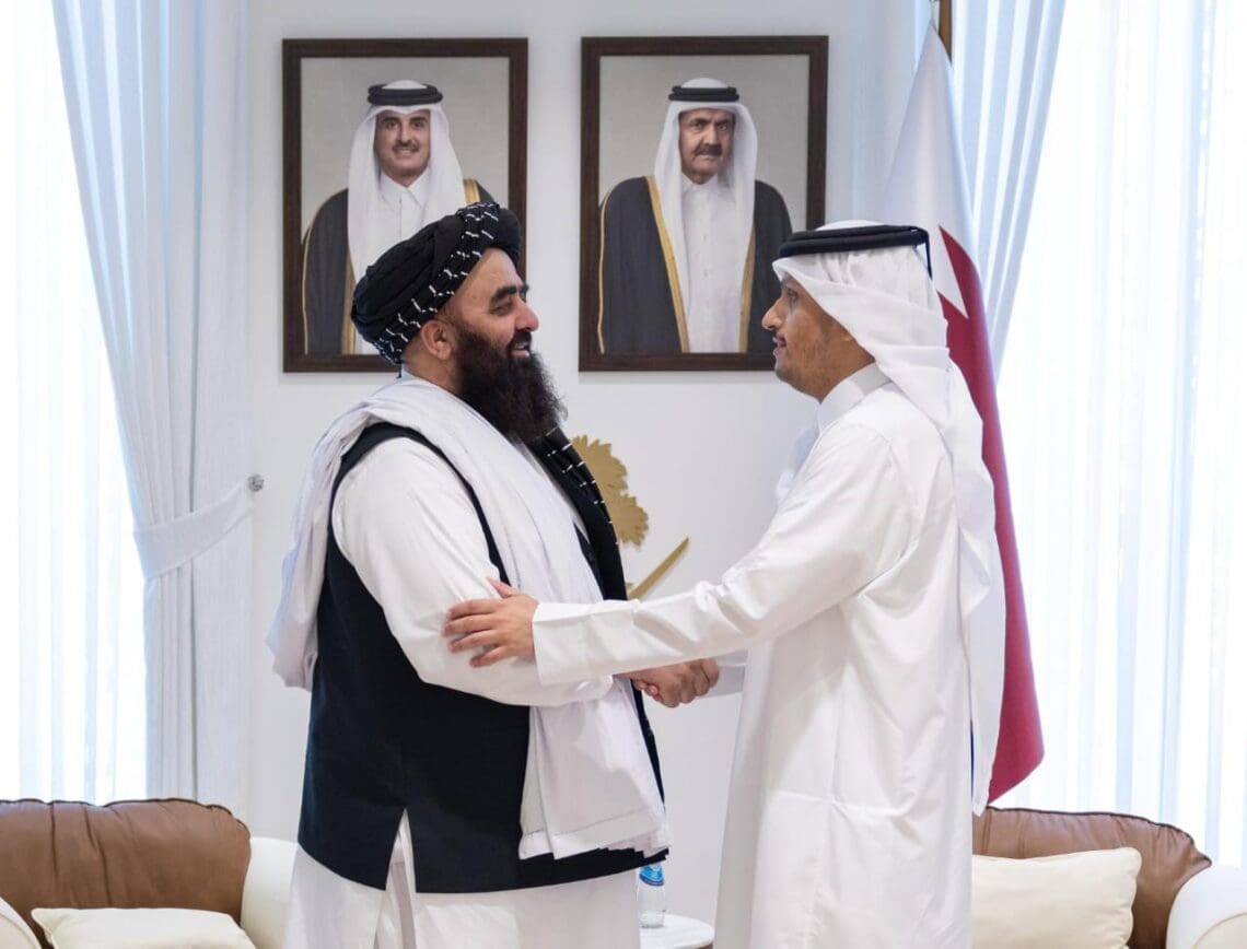 متقی به نخست‌وزیر قطر: نقش شما برای توسعه‌ی روابط ما با جهان ستودنی است