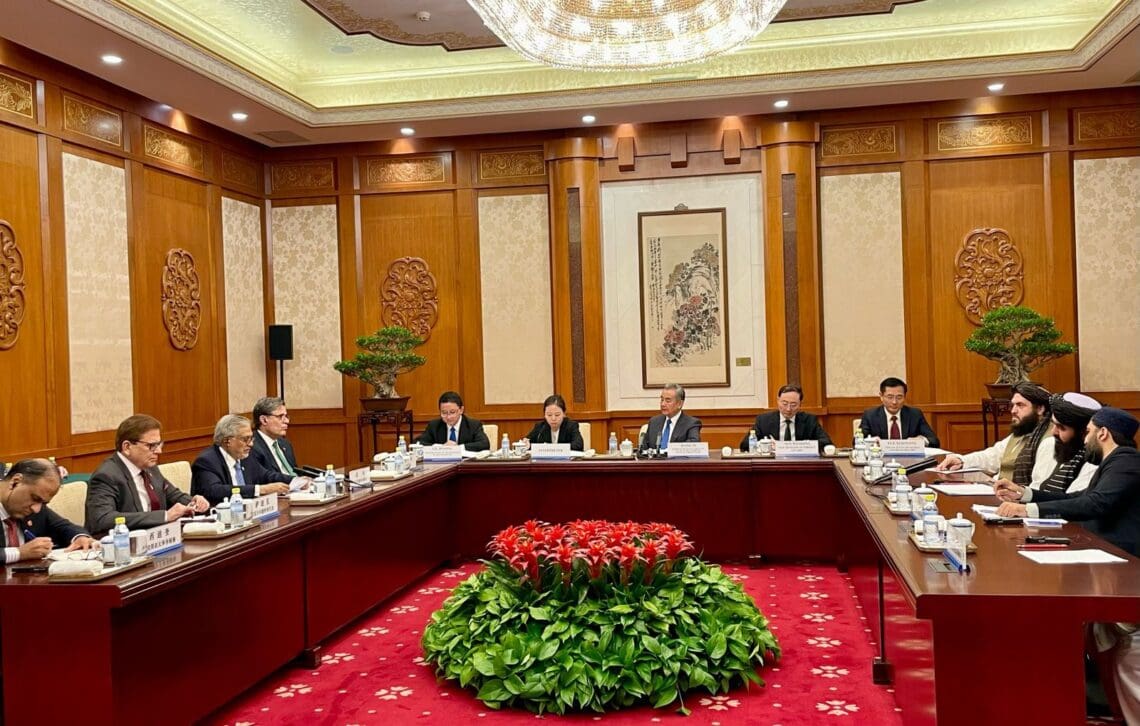 نشست سه‌جانبه‌ی وزیران خارجه‌ی طالبان، چین و پاکستان در بیجینگ پایان یافت