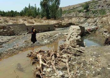 ملل متحد: سیلاب‌ها در میدان وردک به ۸۸۵ هکتار زمین کشاورزی آسیب رسانده اند