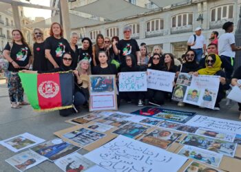 معترضان در اسپانیا: طالبان به دلیل «نسل‌کشی» مورد پی‌گرد قرار گیرد