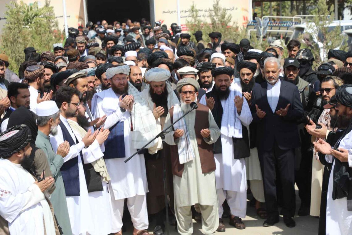فاروق اعظم پس از آزادی در مراسمی در کابل حضور یافت