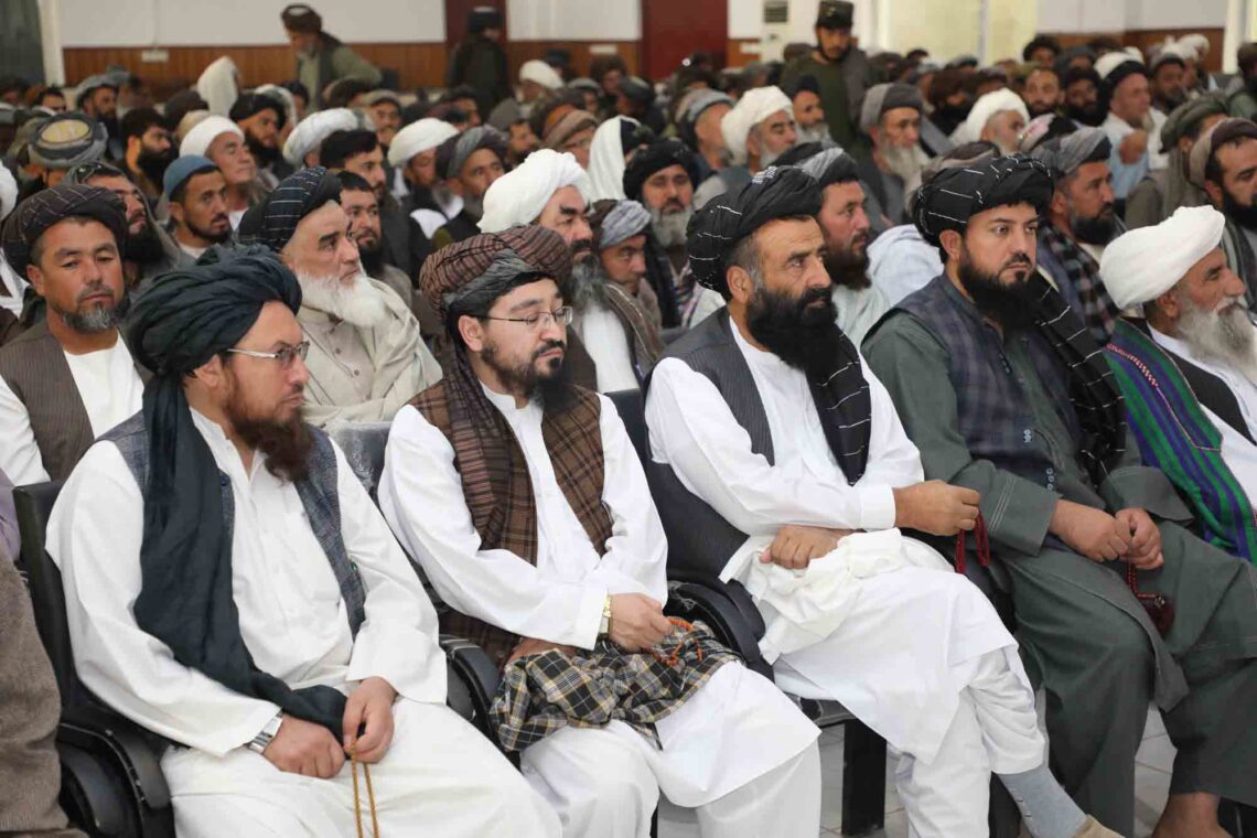طالبان در فاریاب نشستی زیر نام «بقای نظام اسلامی» برگزار کرد