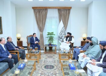 هیات تاجیکستانی با امیرخان متقی دیدار کرد