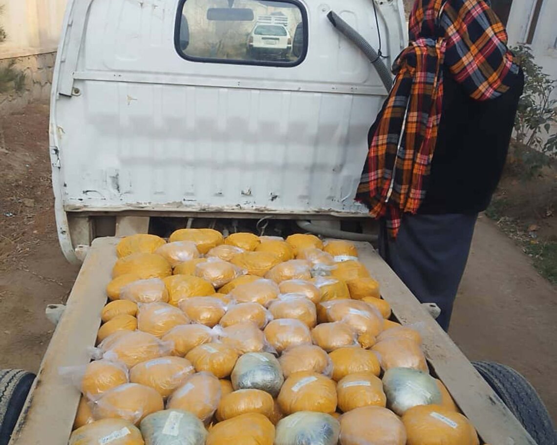 طالبان می‌گوید از قاچاق ۱۷۰ کیلوگرام مواد مخدر در قندز جلوگیری کرد