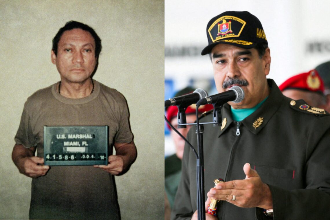 مادورو در سالروز بازداشت رهبر پیشین پاناما به بند امریکا درآمد