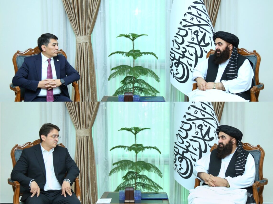 متقی با مقام‌های ازبیکستانی و قرغیزستانی درباره‌ی روابط دوجانبه گفت‌وگو کرد