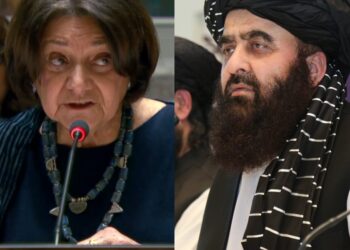 متقی با معاون دبیرکل ملل متحد درباره‌ی کمک‌های بشردوستانه به افغانستان صحبت کرد