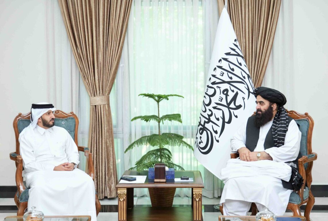 متقی در دیدار با سفیر قطر روابط این کشور با طالبان را رو به رشد توصیف کرد