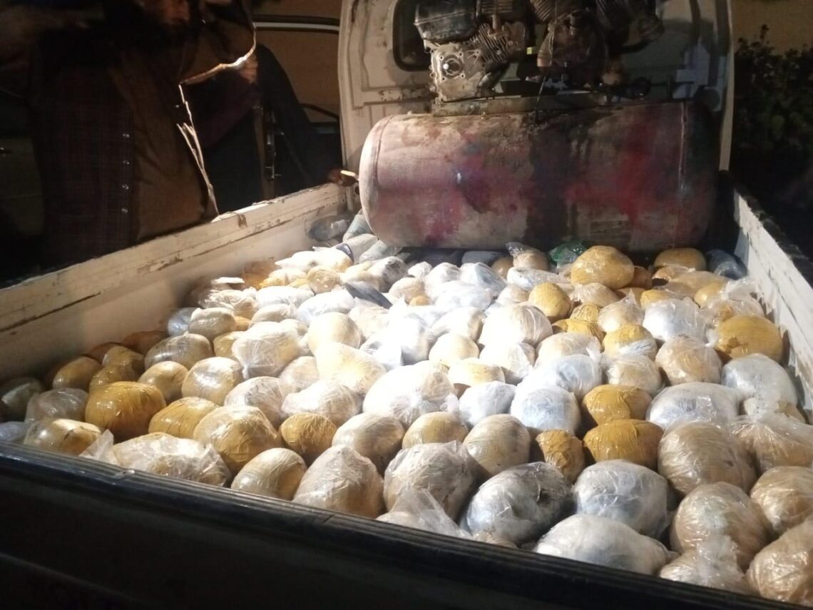 تداوم موجودیت مواد مخدر؛ طالبان از ضبط ۱۴۰ کیلوگرام تریاک در بدخشان خبر داد