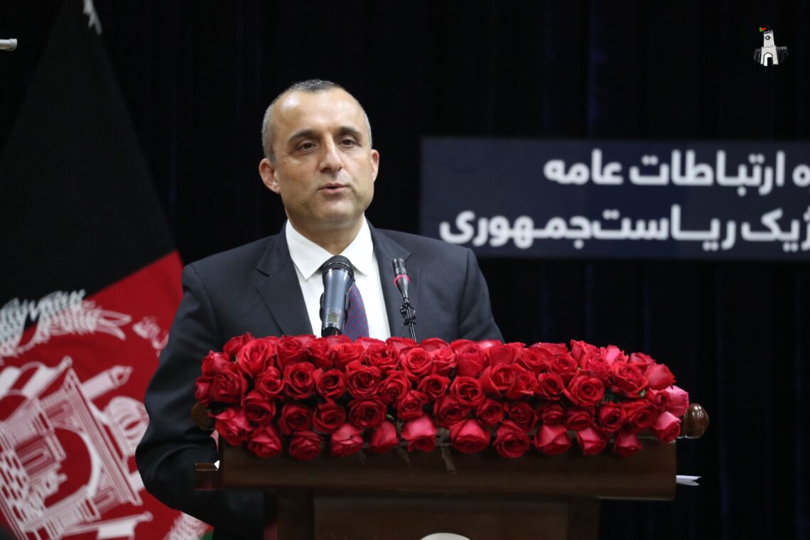 صالح: افغانستان در «جنگ داخلی» به سر می‌برد