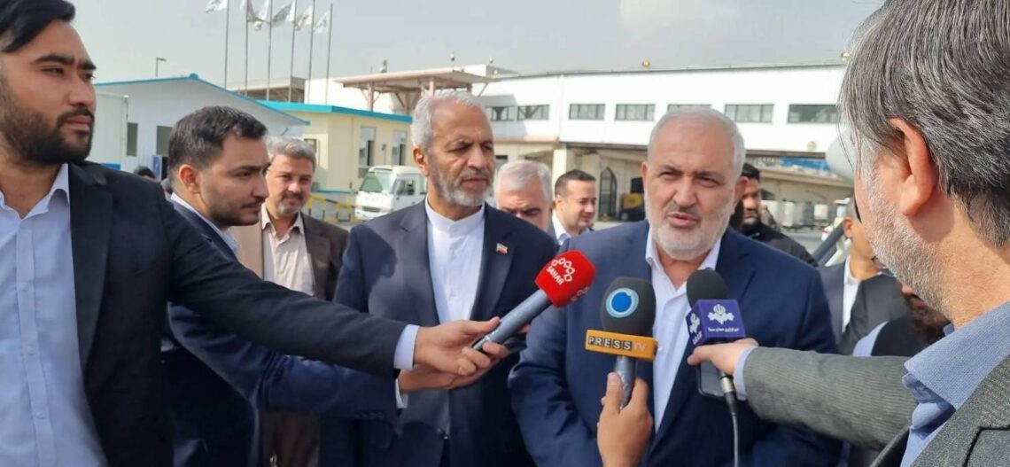 وزیر نیروی ایران وارد کابل شد