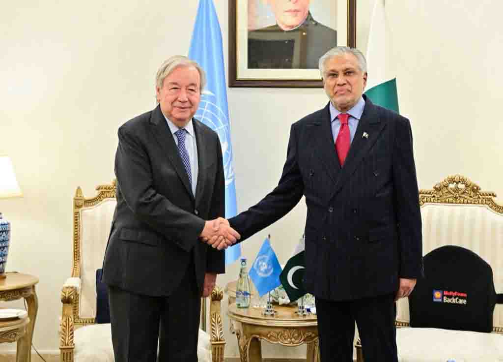 وزیر خارجهی پاکستان با دبیرکل ملل متحد دربارهی افغانستان گفتوگو کرد